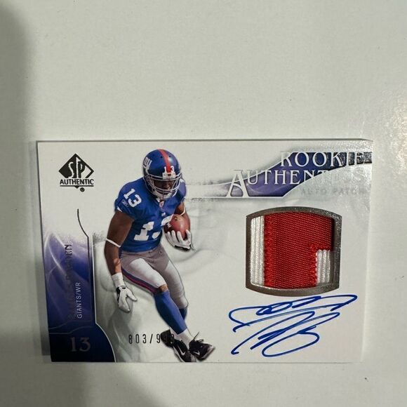 Ramses barden 2009 Upperdeck sp authentic rookie patch serial mint - Picture 3 of 5